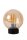 Runde Tischlampe Glaskugel Bernstein E27 29 cm blendarm