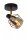 Deckenstrahler Rauchglas Bronze Schwarz E14 L:16 cm