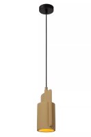 Dekorative Hängeleuchte Beton Gelb E27 bis 40 W L:15 cm