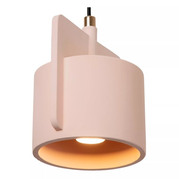 Dekorative Hängeleuchte Beton Pink E27 bis 40 W L:19 cm
