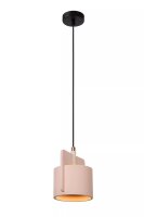 Dekorative Hängeleuchte Beton Pink E27 bis 40 W L:19 cm