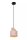 Dekorative Hängeleuchte Beton Pink E27 bis 40 W L:19 cm