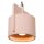 Dekorative Hängeleuchte Beton Pink E27 bis 40 W L:19 cm