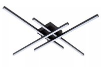 LED Deckenlampe Metall Schwarz B:80 cm 42 W 2700-4000 K