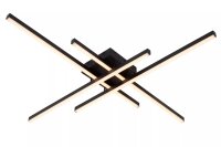 LED Deckenlampe Metall Schwarz B:80 cm 42 W 2700-4000 K