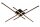 LED Deckenlampe Metall Schwarz B:80 cm 42 W 2700-4000 K