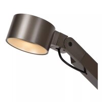 LED Schreibtischleuchte verstellbar Grau 90 cm 3000 K