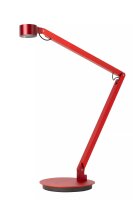LED Schreibtischleuchte verstellbar Rot 90 cm 3000 K