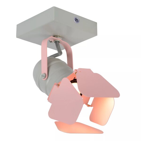 Deckenstrahler Kinder Metall Pink L:16 cm GU10 flexibel