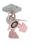 Deckenstrahler Kinder Metall Pink L:16 cm GU10 flexibel