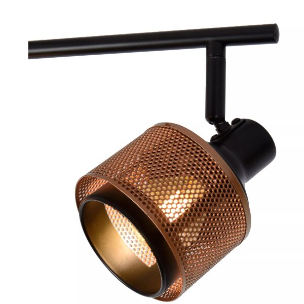 Deckenspot Bronze Schwarz 4-flmg 74 cm E14 beweglich
