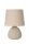 Tischlampe Keramik Stoff Beige E14 26 cm klein blendarm