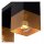 Deckenlampe Metall Gold Schwarz L:54 cm E27 3-flammig