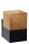 Wandleuchte Industrial Schwarz Gold Metall E27 B:10 cm