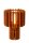 Tischlampe Filz Glas Terrakotta blendarm E27 35 cm