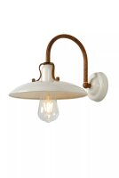 Wandlampe Metall Beige Rostbraun T:32 cm E27 Industrial