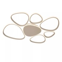 LED Deckenlampe Taupe Metall L:90 cm 72 W 2700-4000 K