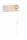 Weiße Wandlampe E27 Metall L:35 cm E27 Kabel Stecker