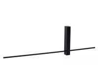 LED Wandleuchte indirekt Schwarz B:60 cm 2700 K 230 lm
