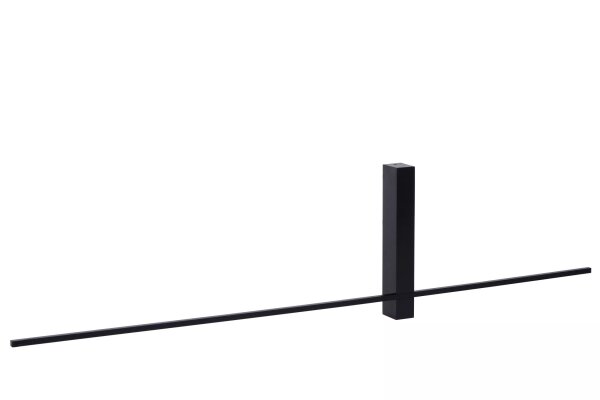 LED Wandleuchte Aluminium Schwarz 90 cm indirekt 2700 K