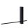 LED Wandleuchte Aluminium Schwarz 90 cm indirekt 2700 K