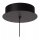 LED Pendelleuchte Glas Metall Schwarz 2700 K Ø14 cm