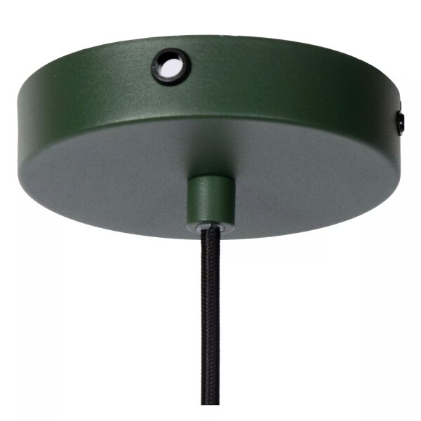 Pendelleuchte Metall Grün Gold E27 Ø40 cm Industrial
