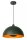 Pendelleuchte Metall Grün Gold E27 Ø40 cm Industrial