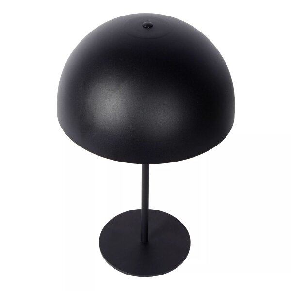 Schwarze Tischlampe Metall indirekt E14 40 cm Industrie