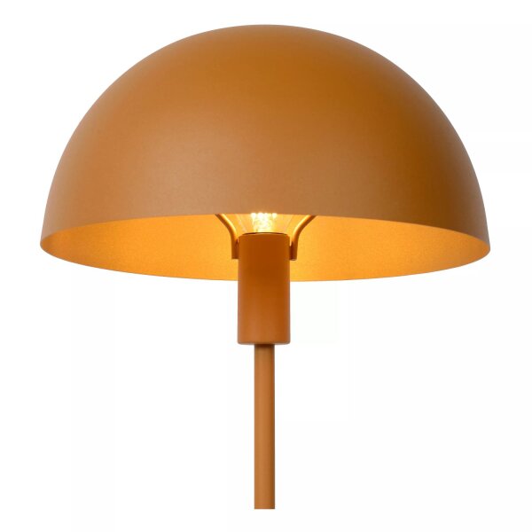 Gelbe Tischleuchte Metall indirekt E14 40 cm Industrie