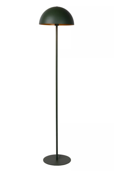 Grüne Stehleuchte Metall Industrial E27 160 cm indirekt