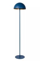 Blaue Stehleuchte Metall Industrial E27 160 cm indirekt