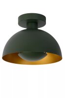 Deckenleuchte Industrial Metall Grün Ø25 cm...