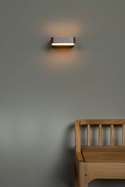 LED Akku Wandlampe Touch dimmbar Rostbraun 2700 K 5 h