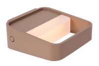 LED Akku Wandlampe Touch dimmbar Rostbraun 2700 K 5 h