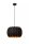 Hängelampe blendarm Filz Schwarz E27 rund Ø30 cm Modern