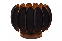 Tischleuchte blendarm Filz Schwarz E27 19,5 cm Modern