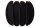 Wandlampe blendarm Filz Schwarz E27 T:15 cm wohnlich