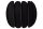 Wandlampe blendarm Filz Schwarz E27 T:15 cm wohnlich