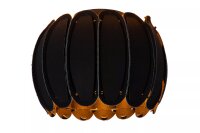 Deckenleuchte Schwarz Filz Modern E27 Ø30 cm blendarm
