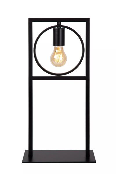 Tischlampe Retro Metall Schwarz E27 50 cm beweglich