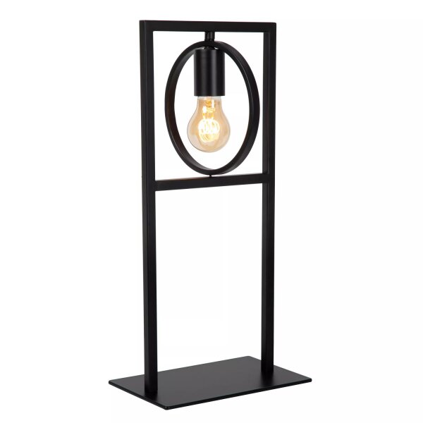 Tischlampe Retro Metall Schwarz E27 50 cm beweglich