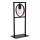 Tischlampe Retro Metall Schwarz E27 50 cm beweglich