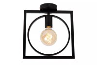 Deckenlampe Retro Metall Schwarz E27 L:28 cm beweglich