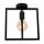 Deckenlampe Retro Metall Schwarz E27 L:28 cm beweglich