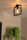 Deckenlampe Retro Metall Schwarz E27 L:28 cm beweglich