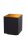 Stilvolle Tischlampe Metall Schwarz Gold B:12 cm E14