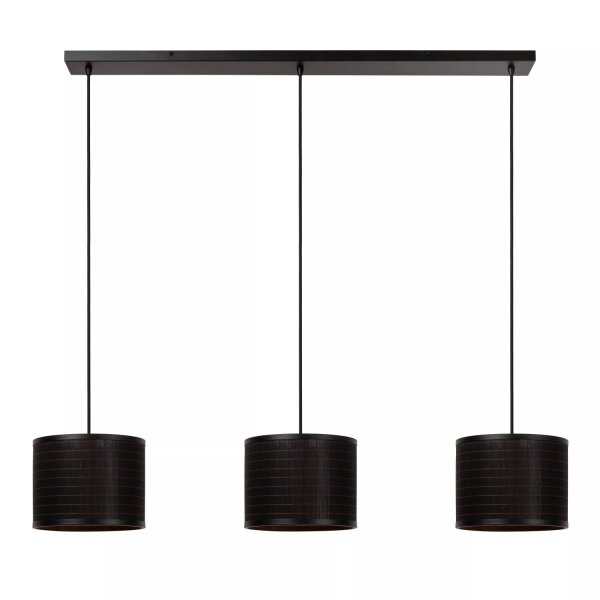 Pendelleuchte Modern Bambus 3-flammig E27 130 cm lang