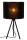 Tischleuchte Tripod Modern Bambus wohnlich E27 45 cm