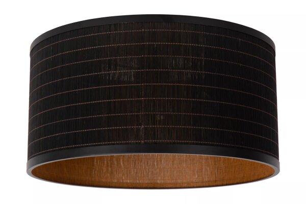 Runde Deckenlampe Modern Bambus blendarm E27 Ø40 cm